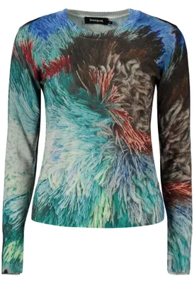 Image de Pull Bleu Pour Femme Desigual