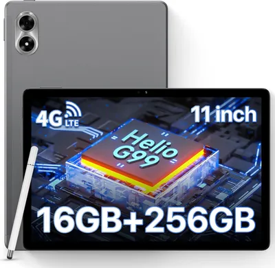 Produktbild von UMIDIGI Helio G99 Tablet 11 Zoll Android 13, G7 Tab Pro Large Tablet, 16GB + 256GB/1TB TF, Octa-Core Gaming 8000mAh/18W, 13MP 8MP, Stift, 4G Dual