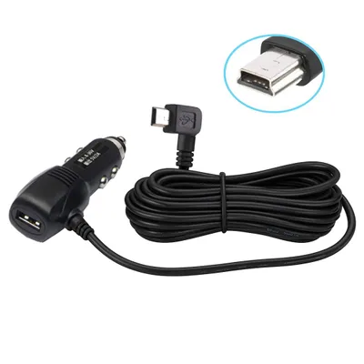 Produktbild von G66C USB-Adapterkabel USB-Buchse auf Mini-USB 5-Pin Stecker, 90° abgewinkelt – Lade- & Stromkabel