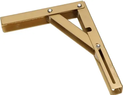 Obrázek produktu pro KOTARBAU® Sklopný držák 200 x 165 mm Zlatý držák Ocelový držák Nástěnný držák Úhlová police Osová police z nerezové oceli Držák Úhlová police Držák Úhlová police Úhlová police Heavy duty