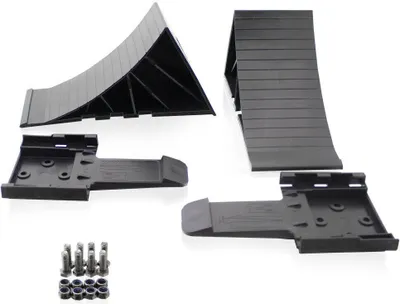 Produktbild von Bituxx 2x Radkeile mit Halter Schwarz MS-19077