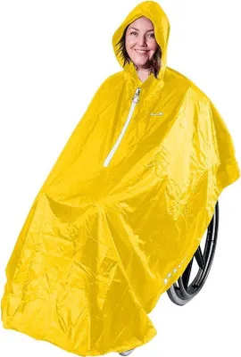 Produktbild von Famanu Regenponcho für Rollstuhl - Wasserdicht, Universell einsetzbar