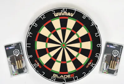 Zdjęcie produktu dla Winmau Blade 5 Set, Tarcza do rzutek, Wielobarwny, Sizal, Stały, Dorosły, 45 cm