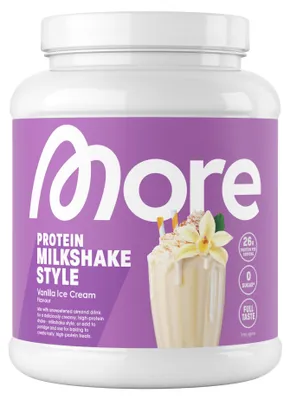 Produktbild von More Nutrition Protein Milkshake Style Vanilla Ice Cream 600g