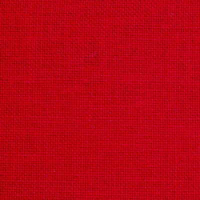 Produktbild von Zählstoff Permin Leinen Precut 32 ct. 065 Farbe 30 Rot, Handarbeitsstoff aus 100% Leinen für Stickerei 46x46 cm