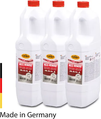 Produktbild von Camp 4 All-Rinse Toilettenflüssigkeit für Chemietoiletten 6 Liter, Spülkasten