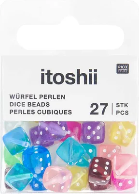 Produktbild von itoshii Perlen-Set "Würfel"