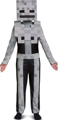 Produktbild von Minecraft – Skelett Classic Kostüm für Kinder Kindergröße: 128-134
