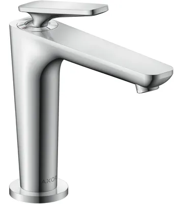 Immagine prodotto di hansgrohe AXOR Citterio C Mitigeur monocommandé pour lavabo 125, avec CoolStart et garniture d'écoulement, 49040000, 49040000