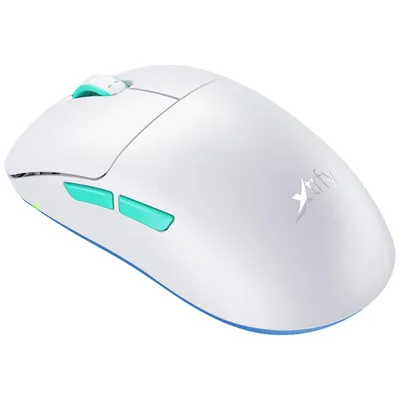 Produktbild von Xtrfy M8 - Maus - optisch - 5 Tasten - kabellos - 2.4 GHz - kabelloser Empfänger (USB) - weiß