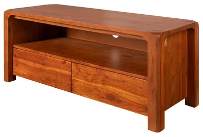 Produktbild von MASSIVMOEBEL24.DE TV-Board Akazie 125x45x50 honig lackiert BUENO #3002