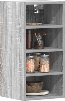 Obrázok produktu pre Nástenná skrinka Riga Grey Sonoma 30x29,5x60 cm Materiál na báze dreva
