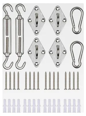 Produktbild von Sonnensegel Montageset Edelstahl M6