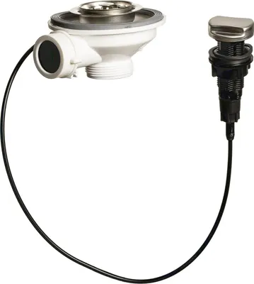 Produktbild von Siebkorb-Exzentergarnitur 6/4 Zoll mit Drehknopf Chrom