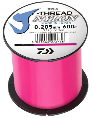 Produktbild von DAIWA J-Threads DPLS, 600m, 0,29mm, 6,10kg / 13,23lbs, rosa, Monofilschnur, 12225-129