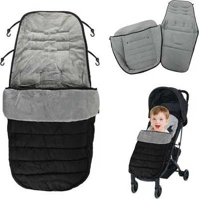 Productafbeelding van Voetenzak Buggy - Kinderwagen Wiegdeken - Universeel - Baby