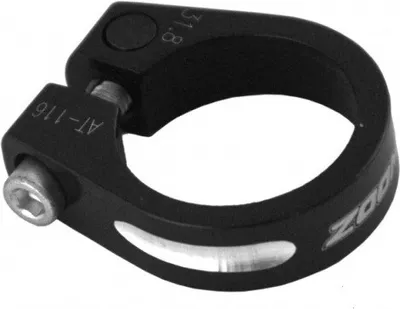 Produktbild von Sattelklemme Zoomklemme AT-116 31,8mm Schraube Schwarz glänzend