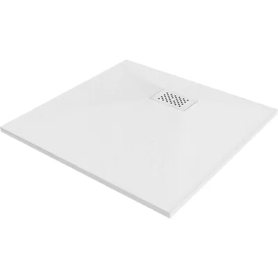 Image de Mexen Hugo cabine de douche carrée SMC 90 x 90 cm, blanc, couvercle blanc - 42109090-W