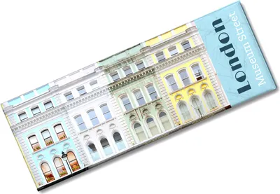 Produktbild von streetline London Museum Street Panorama Souvenir Magnet