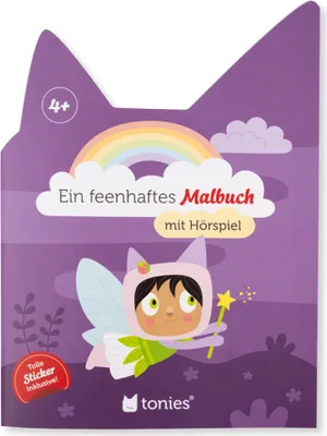 A children's coloring book and audio play bundle featuring a fairy character.