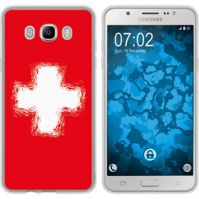 Produktbild von PhoneNatic Case kompatibel mit Samsung Galaxy J7 (2016) J710 Silikon-Hülle WM Schweiz M10