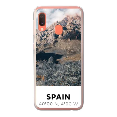 Produktbild von MuchoWow® Handyhülle Schutzhülle Hülle für Samsung Galaxy A20e Spanien - Berge - Sommer Silikon Softcase Handy Hülle - Abdeckung