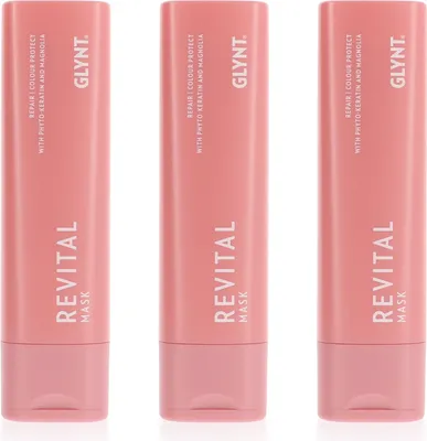 Produktbild von GLYNT Revital 3 x 200 ml Mask Haarpflegemaske für coloriertes Haar Set