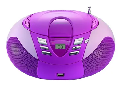 Produktbild von Lenco SCD-37 - CD-Player für Kinder - CD-Radio - Stereoanlage - Boombox - UKW Ra