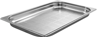 Produktbild von GN 1/1 Gastronormbehälter GN-Behälter Edelstahl 5,0 Liter Tiefe 40mm Gastronorm gelocht