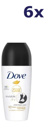 Produktbild von 6x Dove Roll-On Advanced Care 50 ml Invisible Dry