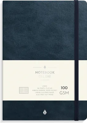 Produktbild von Burde Notizbuch Deluxe A5 blau