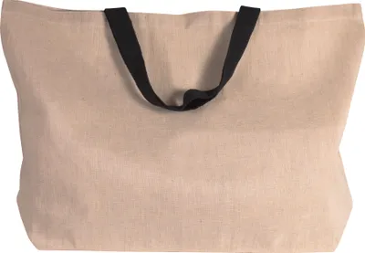 Obrázok produktu pre Veľká nákupná taška Kimood zo zmesi juty a bavlny
