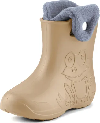 Produktbild von Ladeheid Eva Kinder Gummistiefel Regenschuhe gefüttert (Kamel, 32/33) LA-CA-04
