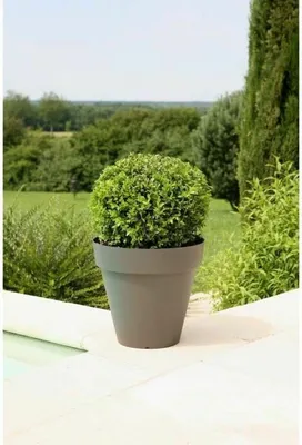 Image de Pot à plantes Riviera Soleilla Circulaire Gris 60 x 54 cm
