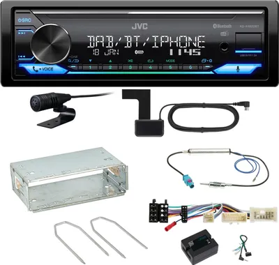 Produktbild von JVC KD-X482DBT Bluetooth Digitalradio Einbauset für Mercedes Citan W415