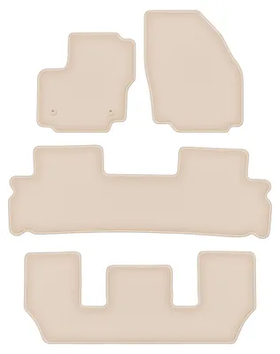 Immagine prodotto di Tappetini in moquette per Ford S-MAX MK1 FL 2012-2015 (7 posti) – set 4 pezzi, beige, su misura – Wielganizator FORTUNA