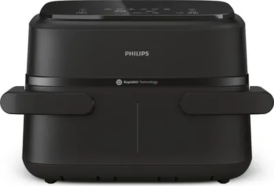 Produktbild von Philips 1000 Serie Luftfritteuse NA15000 Doppelkorb 7,1L 2450W 6 Programme