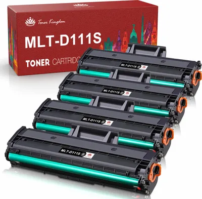 Produktbild von TonerKingdom Kompatibel Tonerkartusche als Ersatz für Samsung MLT-D111S 111S für Xpress M2070W M2070 M2026 M2026W M2070F M2070FW (Schwarz, 4er-Pack)