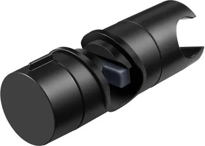 Immagine prodotto di Supporto doccia regolabile 19-25 mm in ABS nero cromato