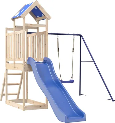 Produktbild von vidaXL Spielturm Massivholz Kiefer