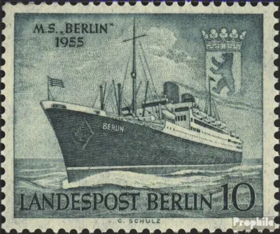 Produktbild von Briefmarken Berlin (West) 1955 Mi 126 postfrisch Motorschiff Berlin