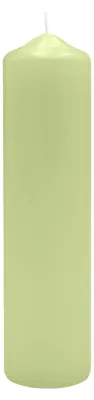 Produktbild von Spitzkopf-Stumpenkerzen Kiwi 200 x Ø 50 mm, 6 Stück