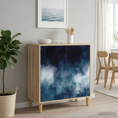 Produktbild von vidaXL Sideboard RAALTE Sonoma 69 x 33 x 75 cm Holzwerkstoff