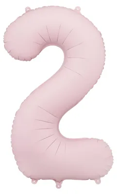 Zdjęcie produktu dla Balon fol.Cyfra 2 86cm j.róż 76143