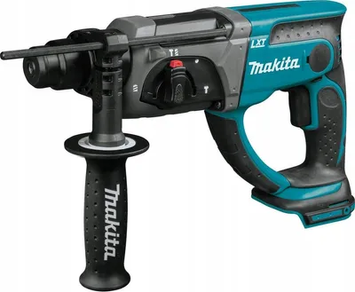 Produktbild von Makita DHR202Z, Schwarz, Blau, Silber, 2 cm, 1100 RPM, 2 J, 4000 BPM, 1,3 cm
