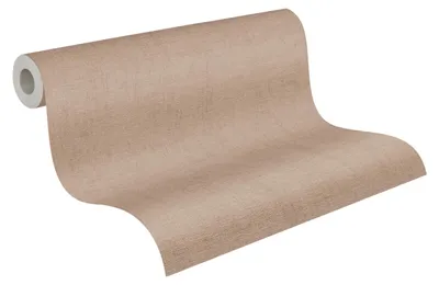 Produktbild von A.S. Création Vliestapete 791652 - Tapete einfarbig mit Textiloptik mit Textiloptik in Braun, Beige - 10,05 m x 0,53 m