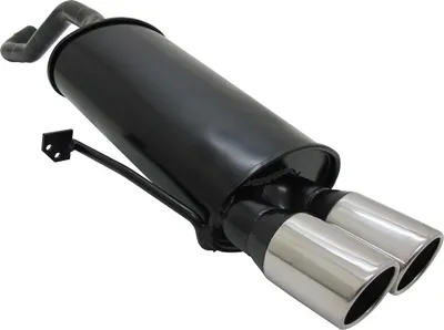 Produktbild von Novus Sportauspuff für Renault Clio 3 2x76mm SR-Design Endschalldämpfer