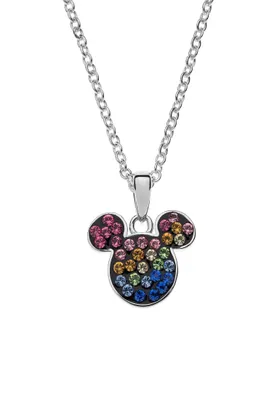 Produktbild von Disney Kinder Kette Micky Mouse ©DISNEY bunt  aus 925er Silber
