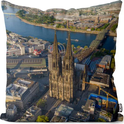 Produktbild von VOID Kölner Dom Stadt Kölsch Kissenbezug Kissenhülle Polyester Dekoration Outdoor Dekokissen