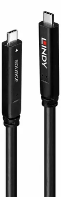 Zdjęcie produktu dla Lindy 43393, 8 m, USB C, USB C, USB 3.2 Gen 1 (3.1 Gen 1), 5 Gbit/s, Czarny
